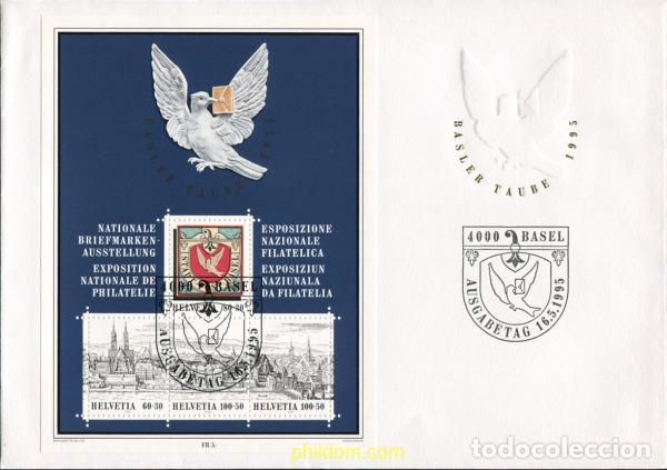 Sellos: 441619 MNH SUIZA 1995 BASLER TAUBE 95. EXPOSICION FILATELICA NACIONAL