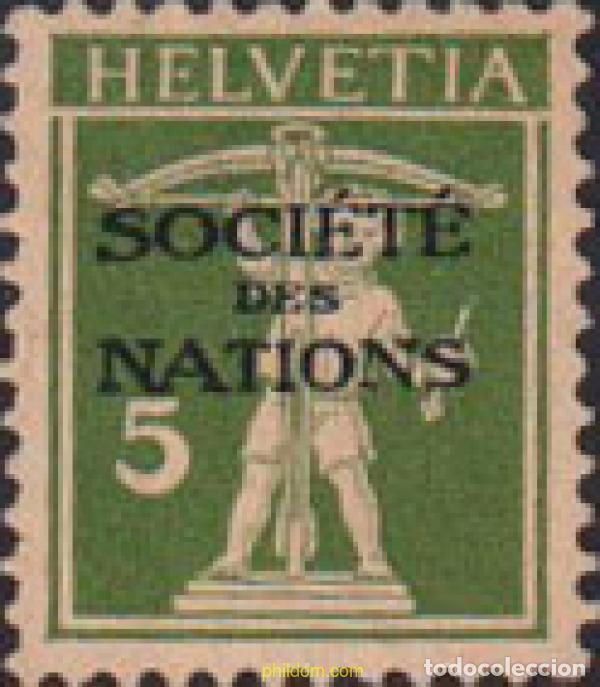 Sellos: 620205 HINGED SUIZA. Oficina Internacional del Trabajo 1927 MOTIVOS VARIOS