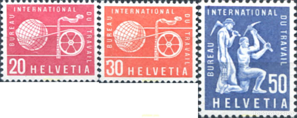 Sellos: 129278 MNH SUIZA. Oficina Internacional del Trabajo 1960 OFICINA INTERNACIONAL DE TRABAJO