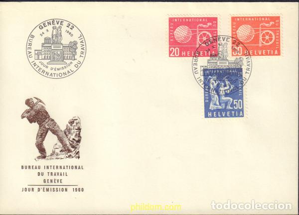 Sellos: 441829 MNH SUIZA. Oficina Internacional del Trabajo 1960 OFICINA INTERNACIONAL DE TRABAJO