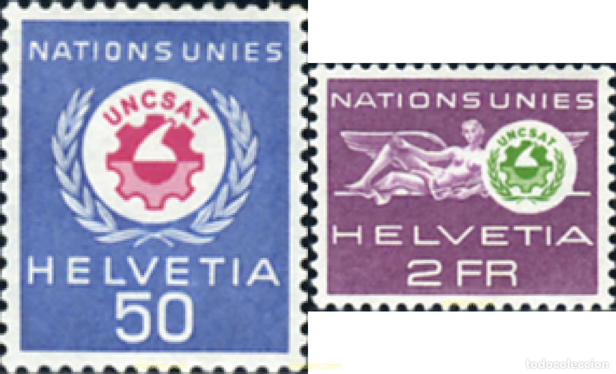 Sellos: 129326 MNH SUIZA. ONU oficina de Ginebra 1963 UNCSAT