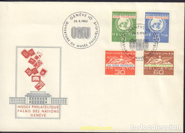 Sellos: 441858 MNH SUIZA. ONU oficina de Ginebra 1962 MUSEO FILATELICO DE NACIONES UNIDAS