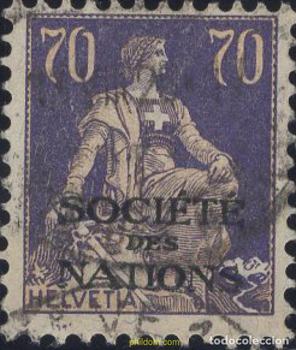 Sellos: 642461 USED SUIZA. Liga de las naciones 1924 MOTIVOS VARIOS