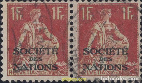 Sellos: 642467 USED SUIZA. Liga de las naciones 1922 MOTIVOS VARIOS