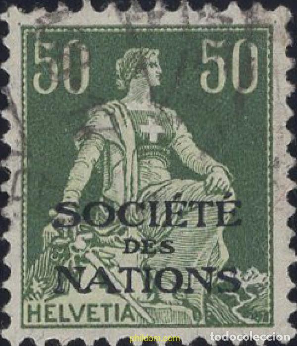 Sellos: 642469 USED SUIZA. Liga de las naciones 1922 MOTIVOS VARIOS