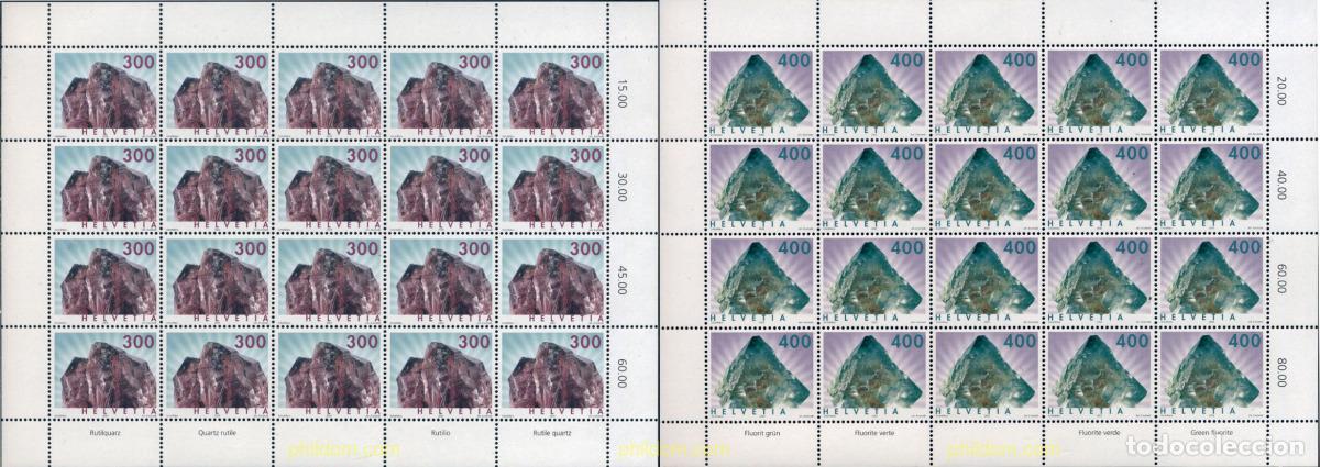 Sellos: 133222 MNH SUIZA 2003 MINERALES