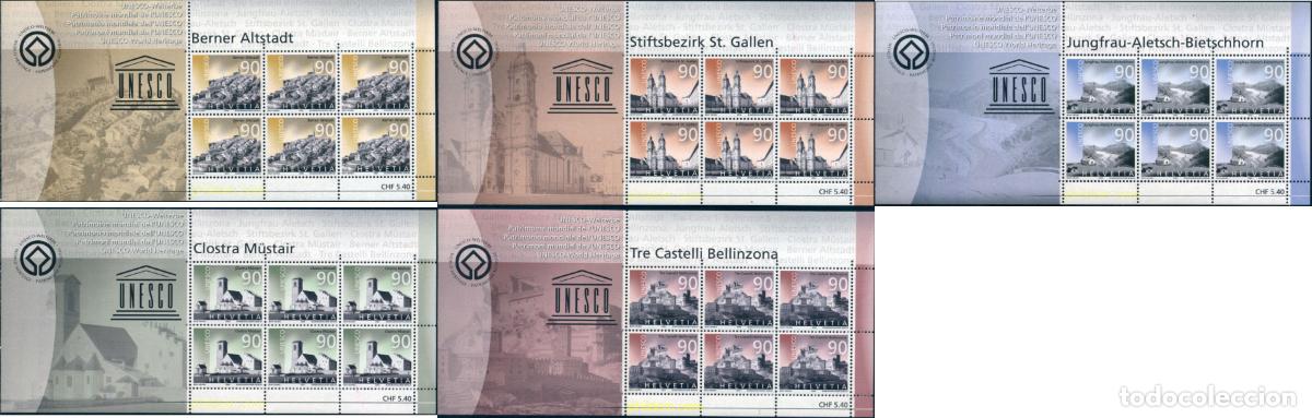 Sellos: 133224 MNH SUIZA 2003 PATRIMONIO MUNDIAL DE LA UNESCO