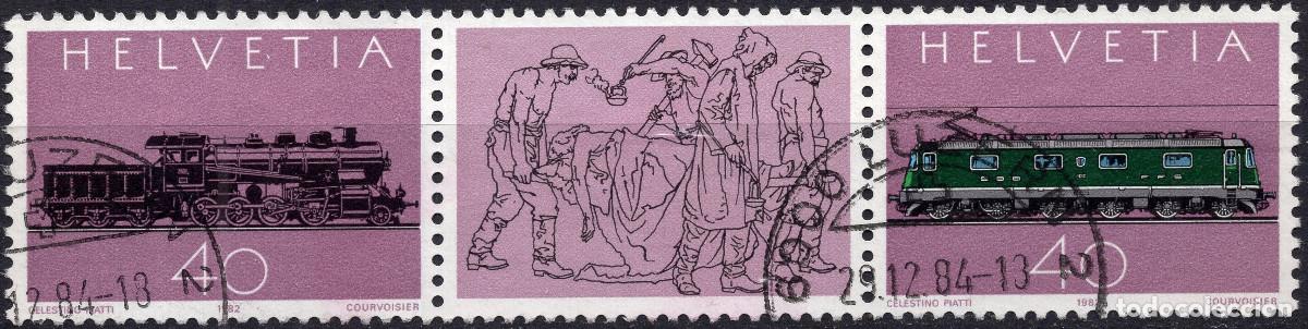 Sellos: SUIZA 1982 STAMP MICHEL CH 1214-1215