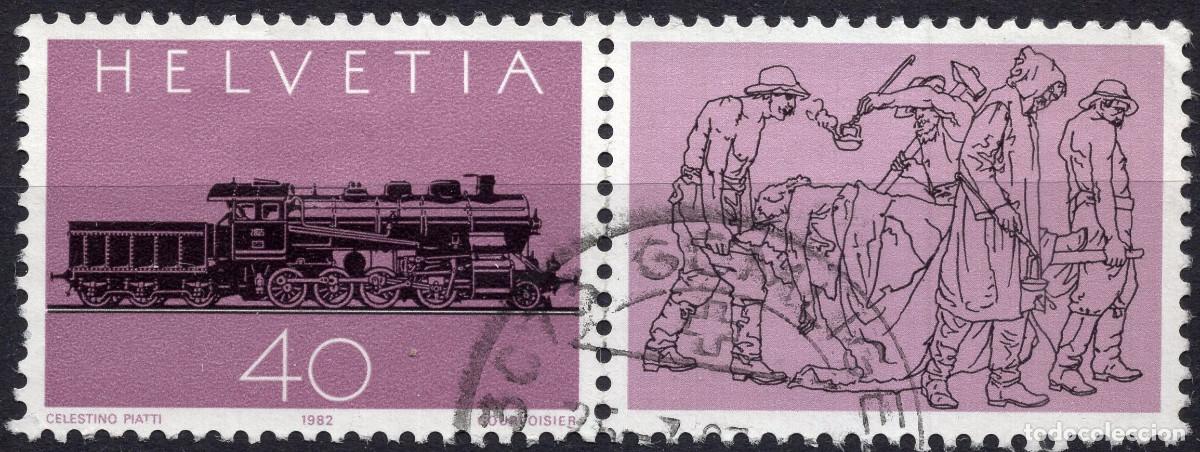Sellos: SUIZA 1982 STAMP MICHEL CH 1215ZF