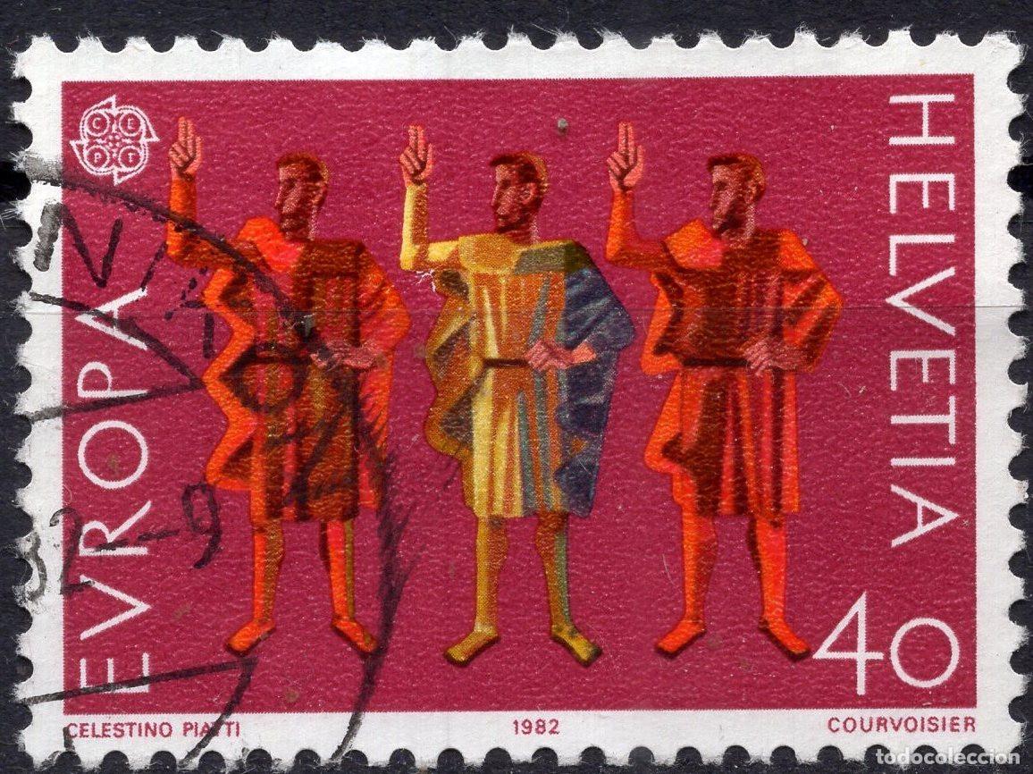 Sellos: SUIZA 1982 STAMP MICHEL CH 1221