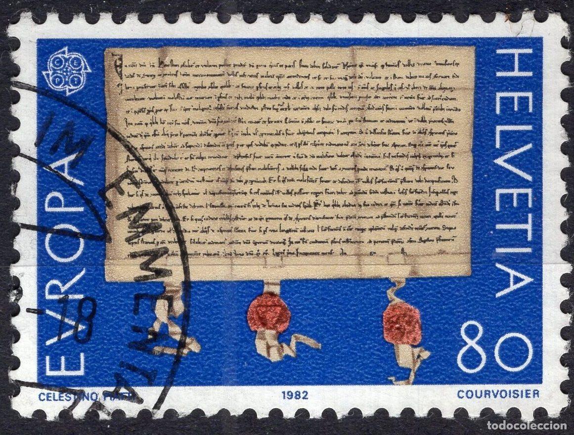 Sellos: SUIZA 1982 STAMP MICHEL CH 1222