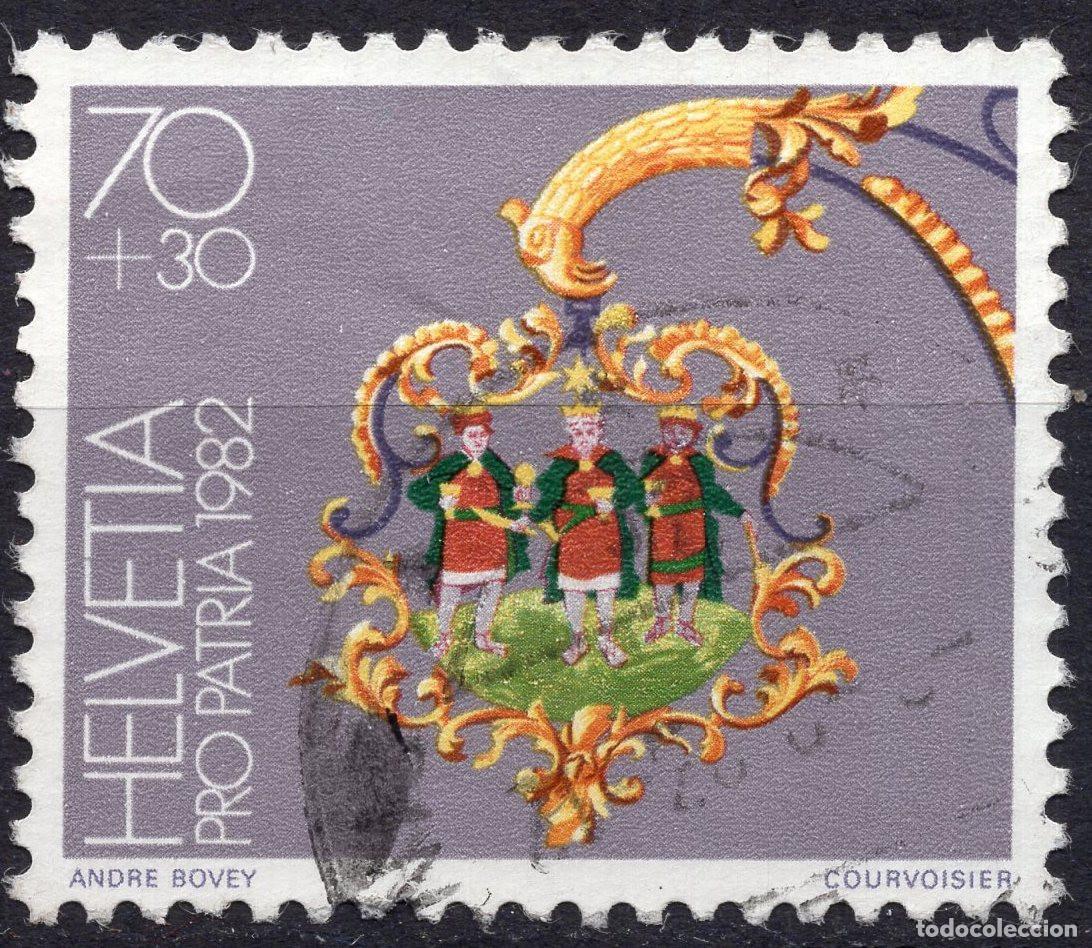 Sellos: SUIZA 1982 STAMP MICHEL CH 1225