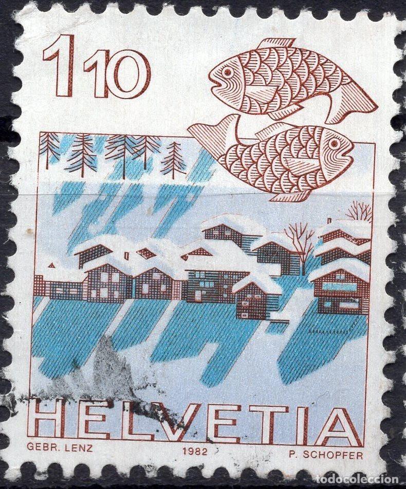 Sellos: SUIZA 1982 STAMP MICHEL CH 1228