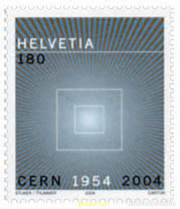Sellos: 143647 MNH SUIZA 2004 50 ANIVERSARIO DEL CERN