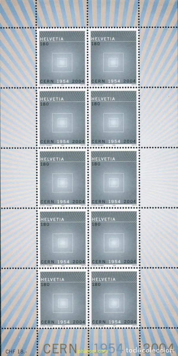 Sellos: 143648 MNH SUIZA 2004 50 ANIVERSARIO DEL CERN