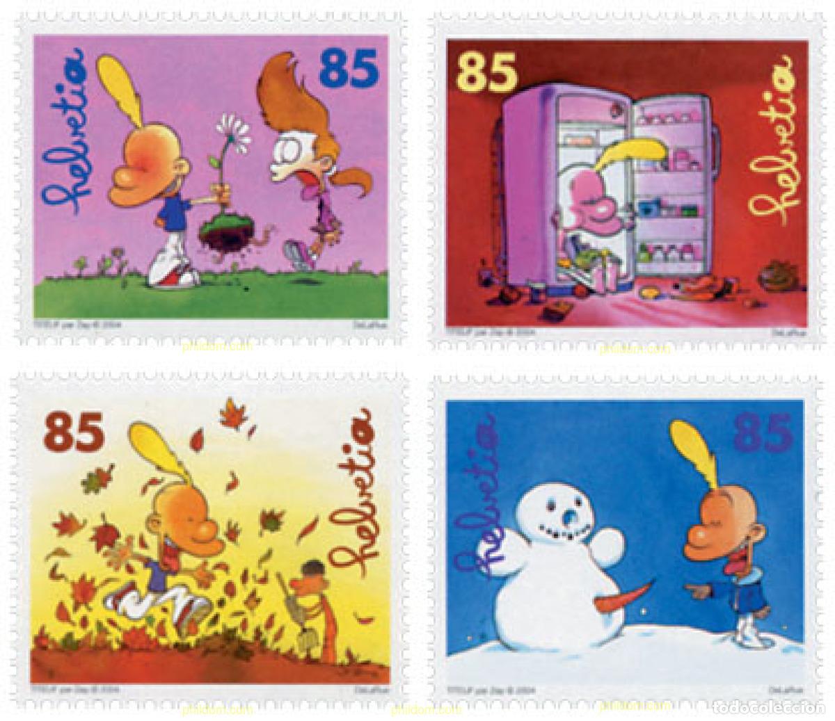 Sellos: 145436 MNH SUIZA 2004 COMICS - Foto 1