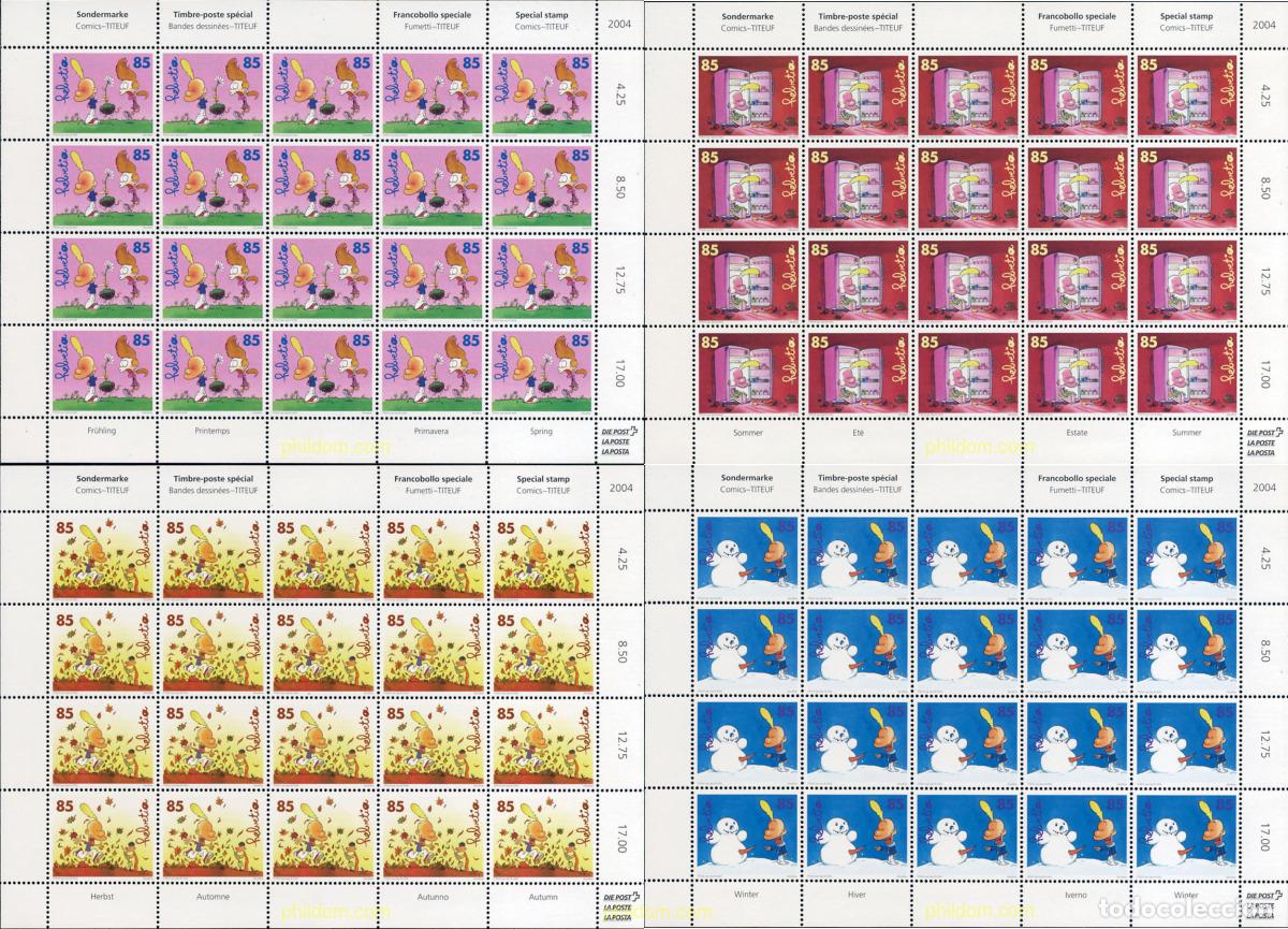 Sellos: 145437 MNH SUIZA 2004 COMICS - Foto 1