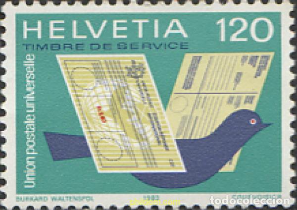 Sellos: 239440 MNH SUIZA. UPU 1983 UNION POSTAL UNIVERSAL