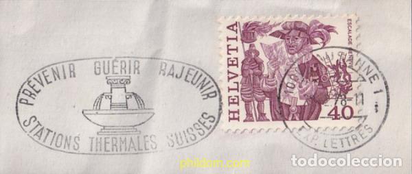 Sellos: 791523 USED SUIZA 1977 COSTUMBRES POPULARES