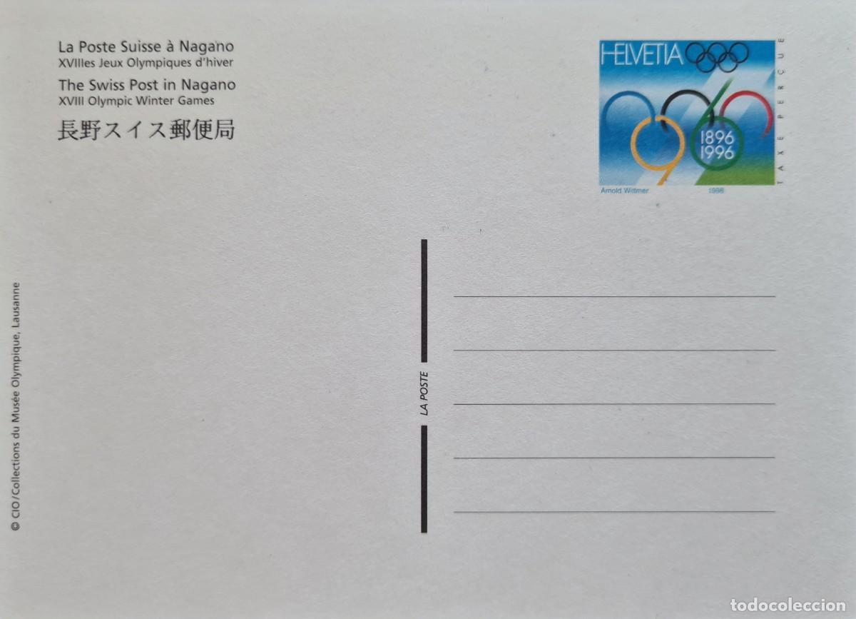 Sellos: Postal prefranqueada, Suiza 1996 - Foto 1