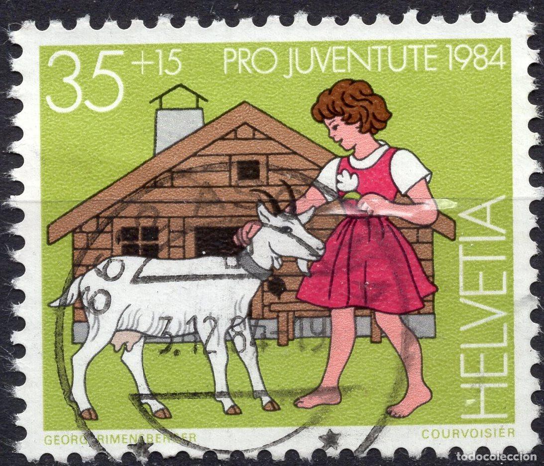 Sellos: SUIZA 1984 STAMP MICHEL CH 1284