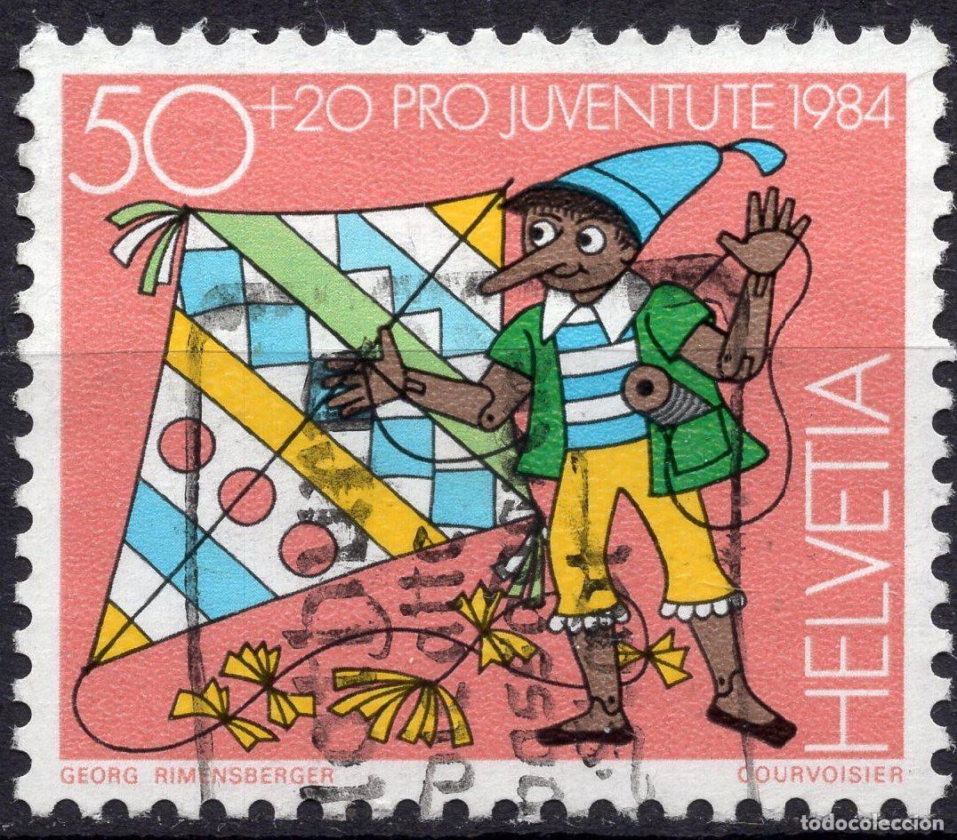 Sellos: SUIZA 1984 STAMP MICHEL CH 1285