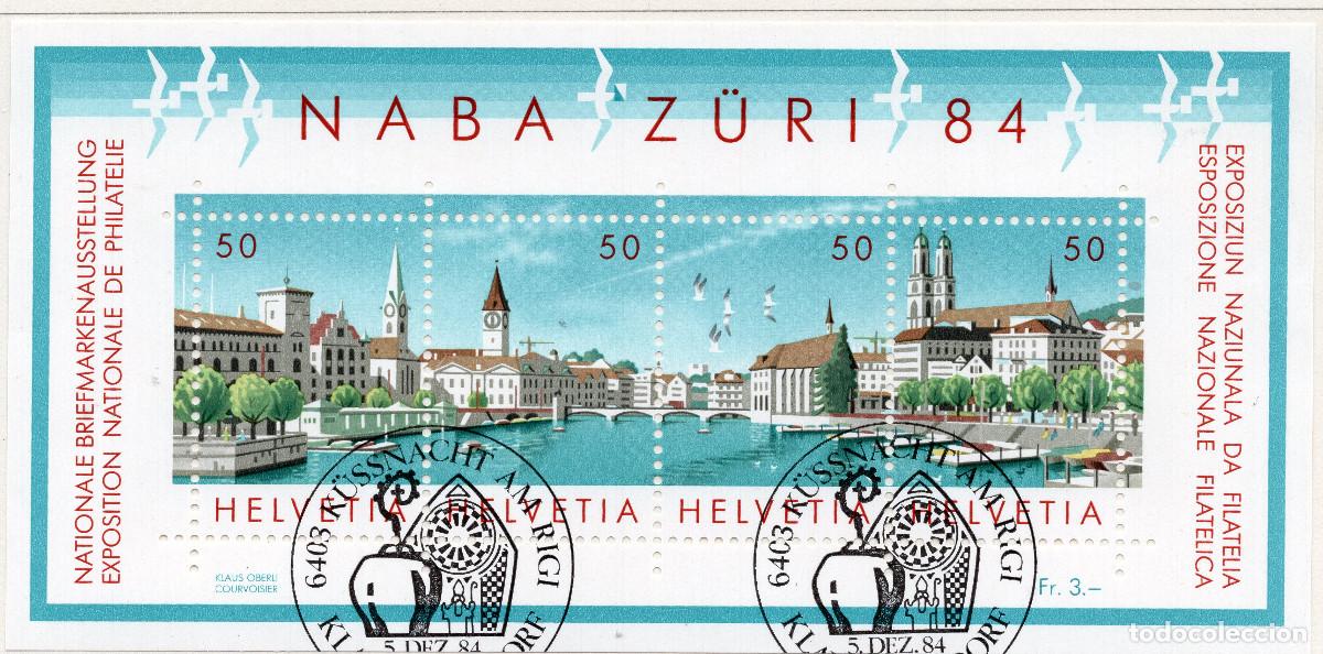 Sellos: SUIZA 1984 STAMP MICHEL CH BL24