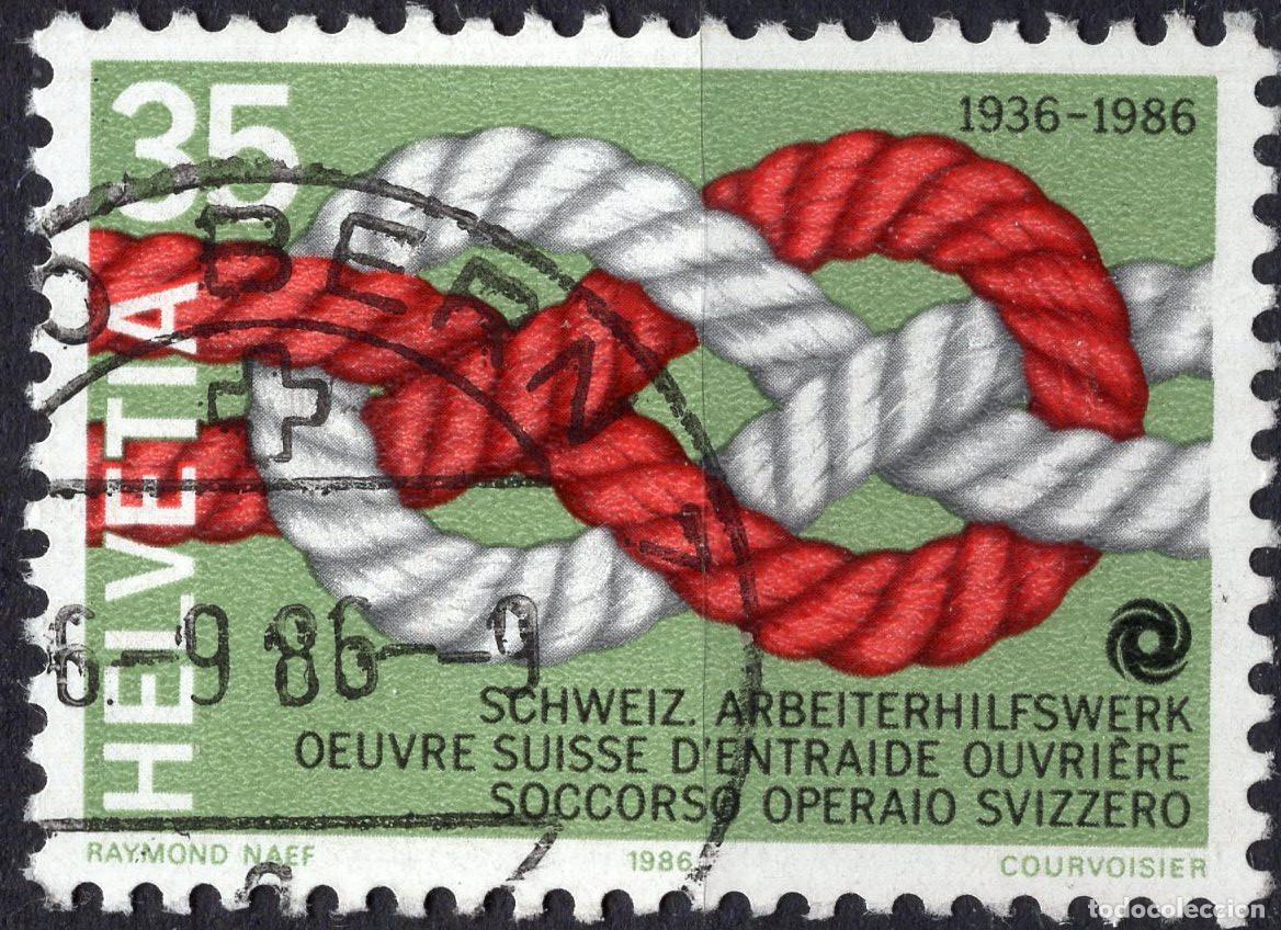 Sellos: SUIZA 1986 STAMP MICHEL CH 1308