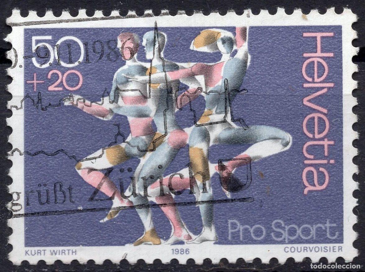 Sellos: SUIZA 1986 STAMP MICHEL CH 1313