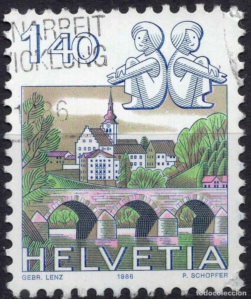 Sellos: SUIZA 1986 STAMP MICHEL CH 1314