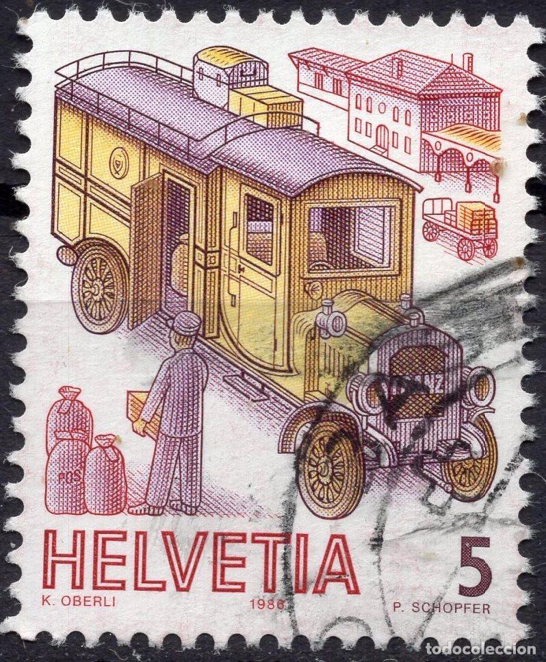 Sellos: SUIZA 1986 STAMP MICHEL CH 1321ya