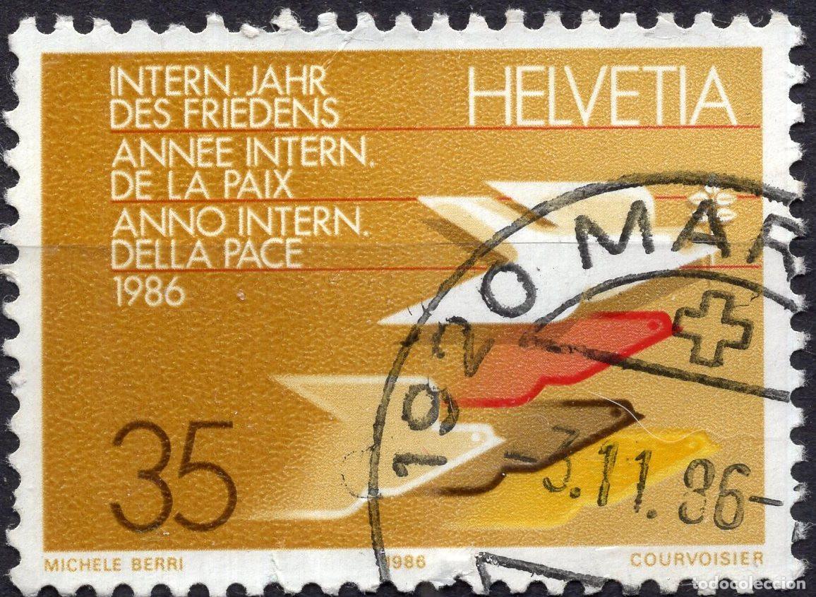 Sellos: SUIZA 1986 STAMP MICHEL CH 1327