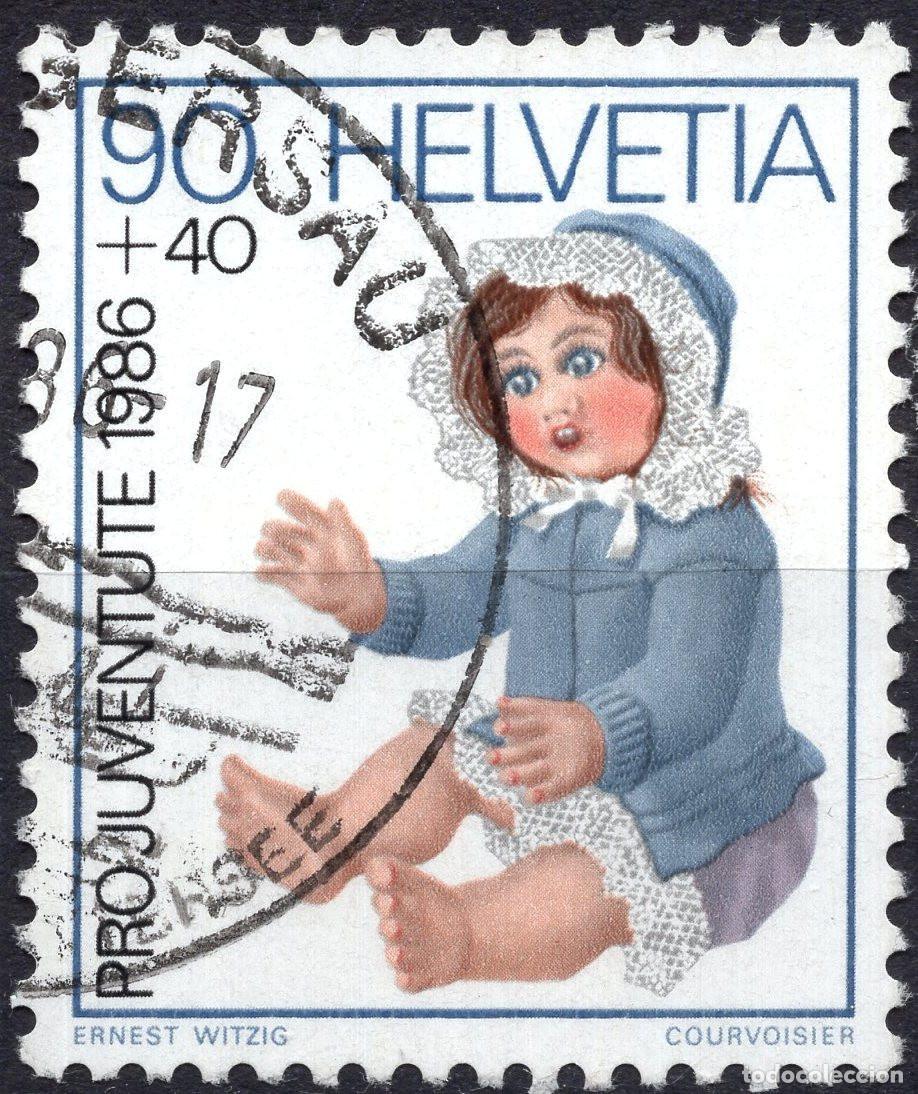 Sellos: SUIZA 1986 STAMP MICHEL CH 1334