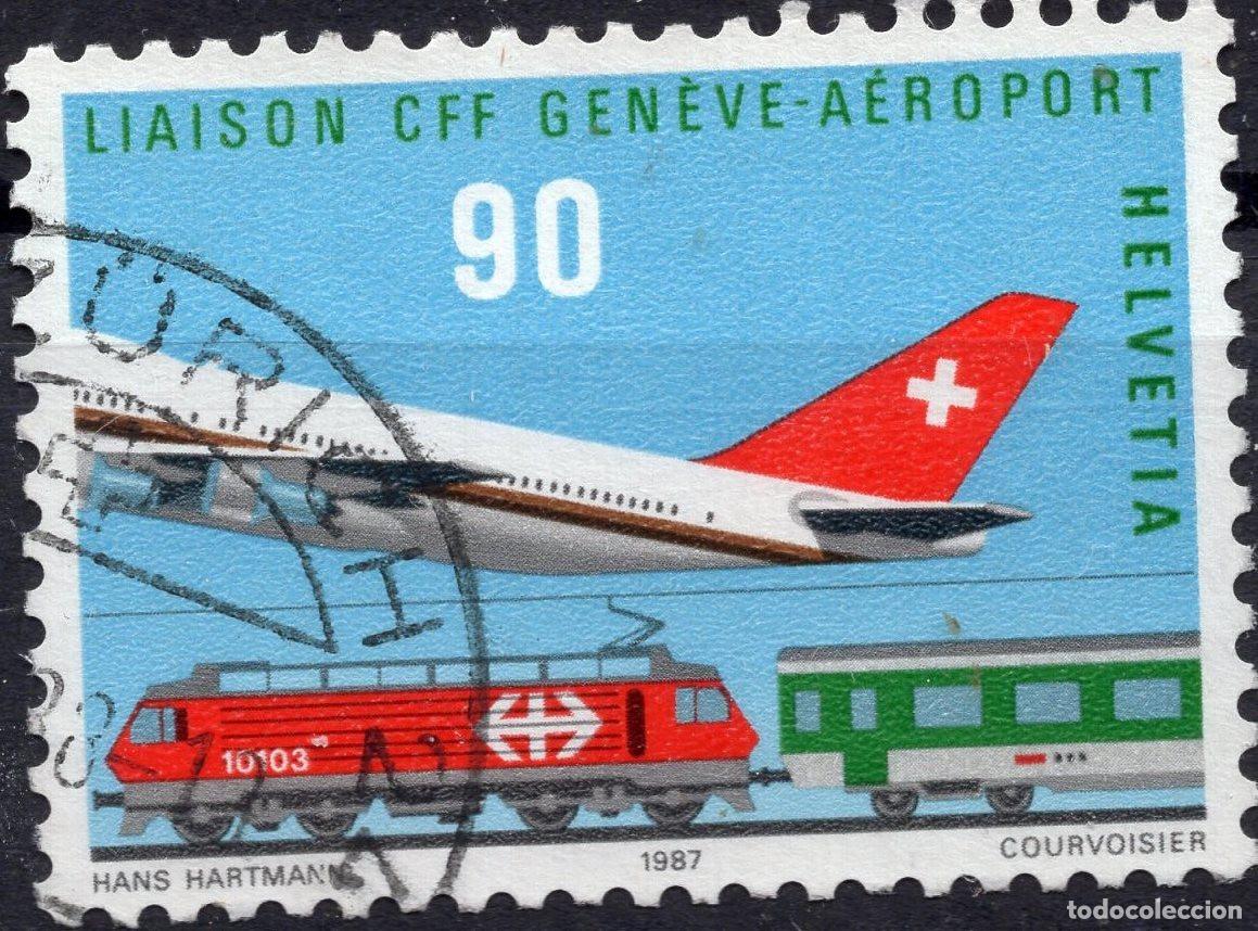 Sellos: SUIZA 1987 STAMP MICHEL CH 1338