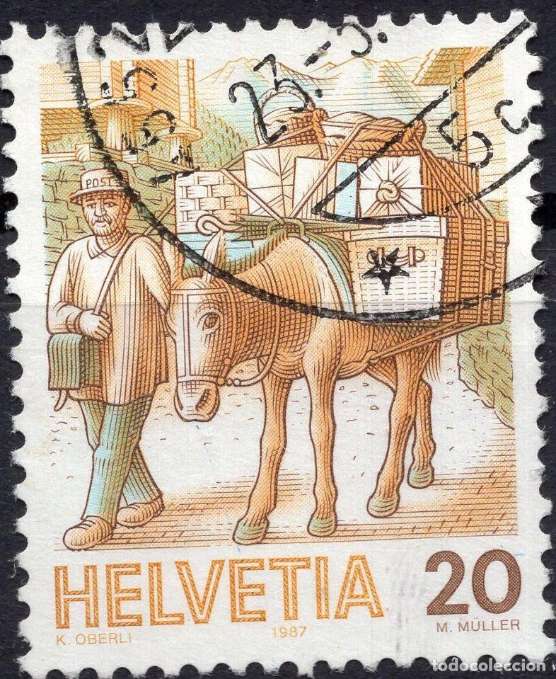 Sellos: SUIZA 1987 STAMP MICHEL CH 1340a