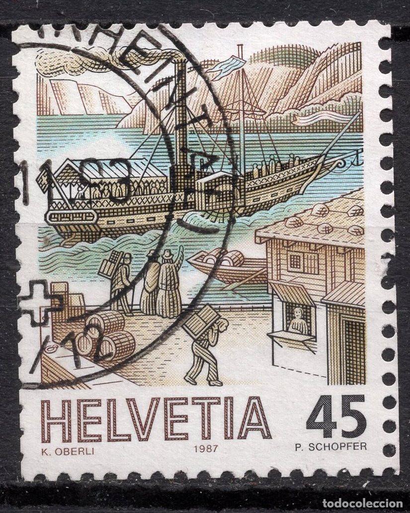 Sellos: SUIZA 1987 STAMP MICHEL CH 1342a