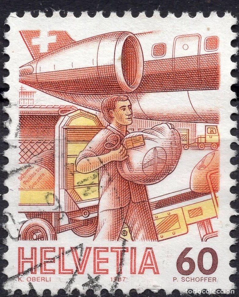 Sellos: SUIZA 1987 STAMP MICHEL CH 1344a
