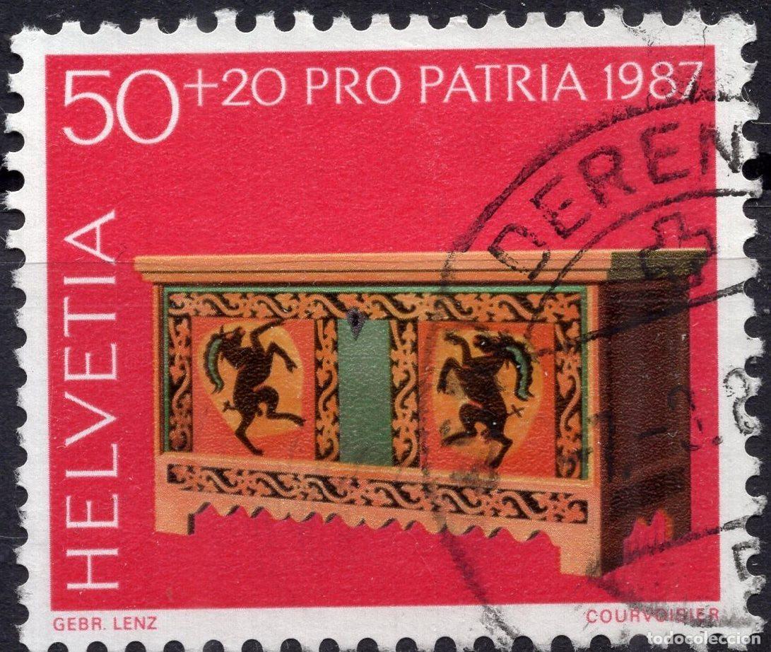 Sellos: SUIZA 1987 STAMP MICHEL CH 1346