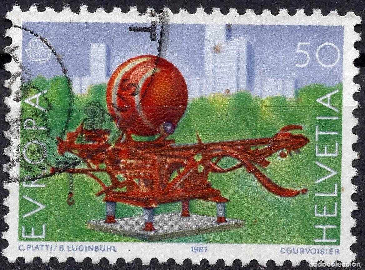 Sellos: SUIZA 1987 STAMP MICHEL CH 1349