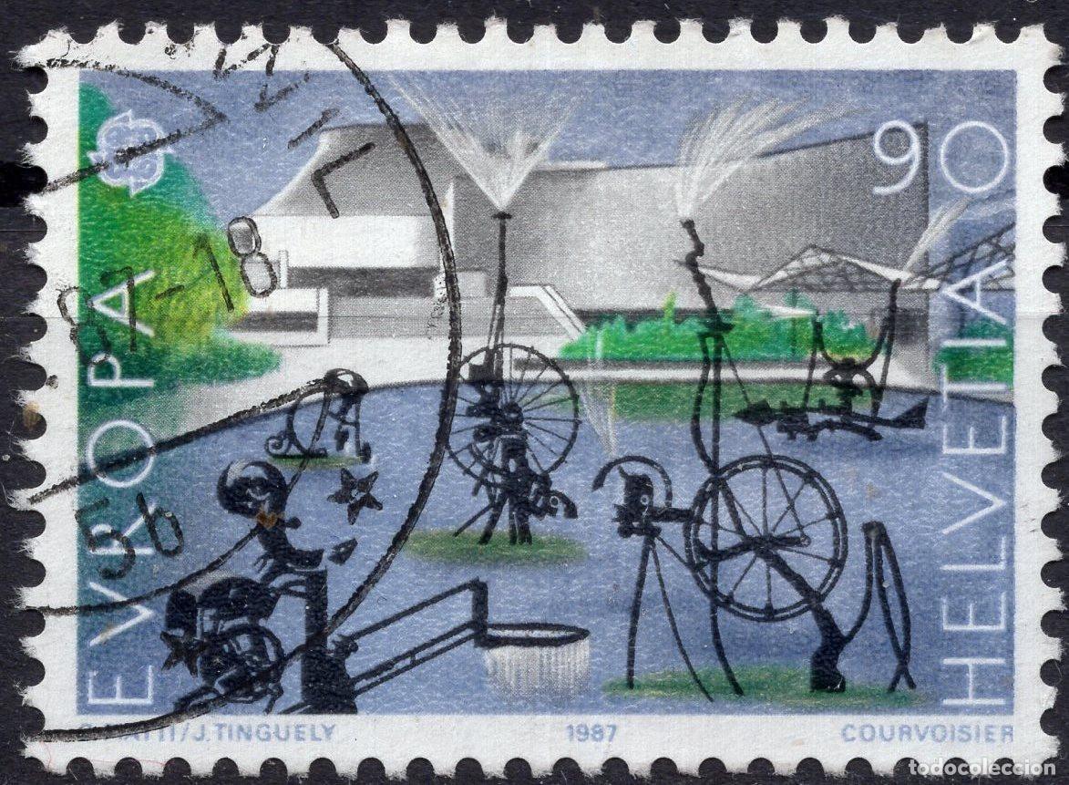 Sellos: SUIZA 1987 STAMP MICHEL CH 1350