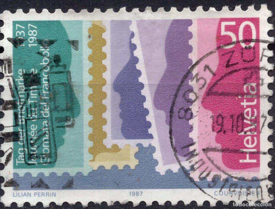 Sellos: SUIZA 1987 STAMP MICHEL CH 1352