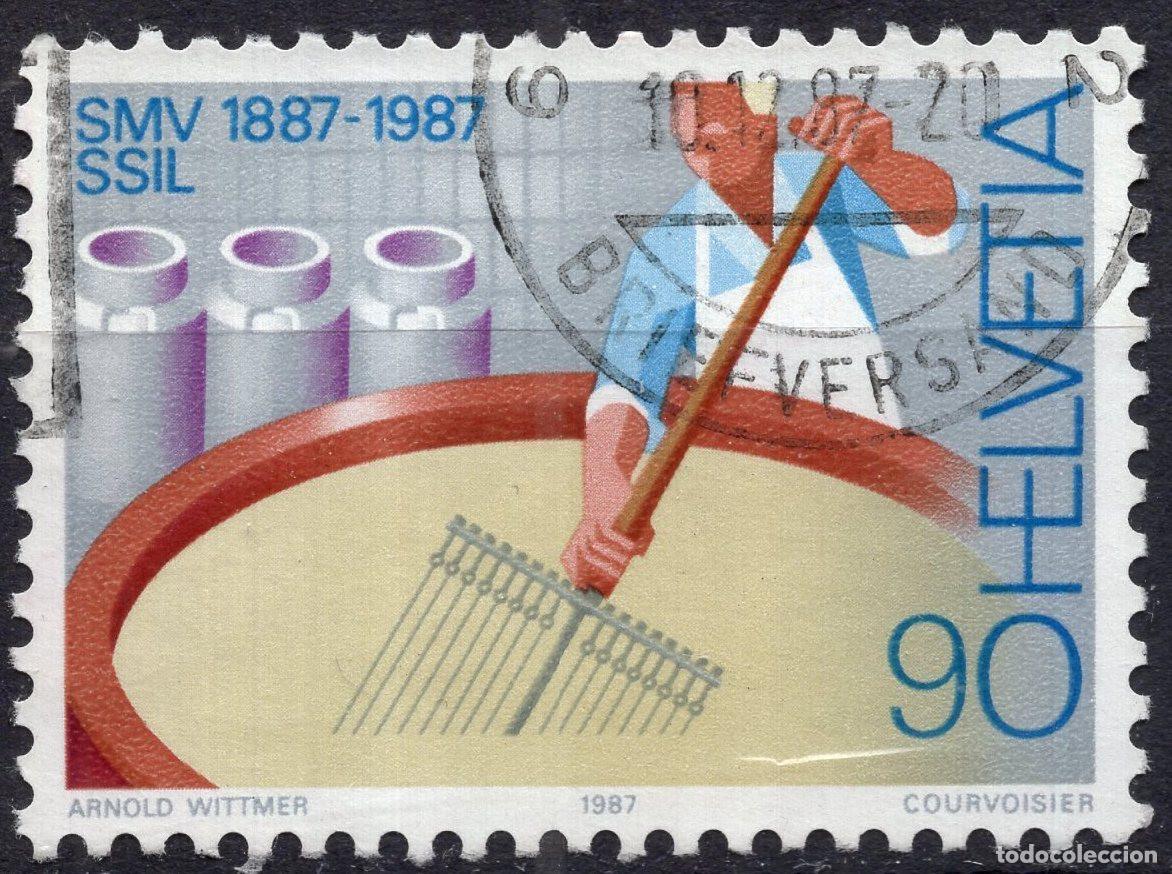 Sellos: SUIZA 1987 STAMP MICHEL CH 1353