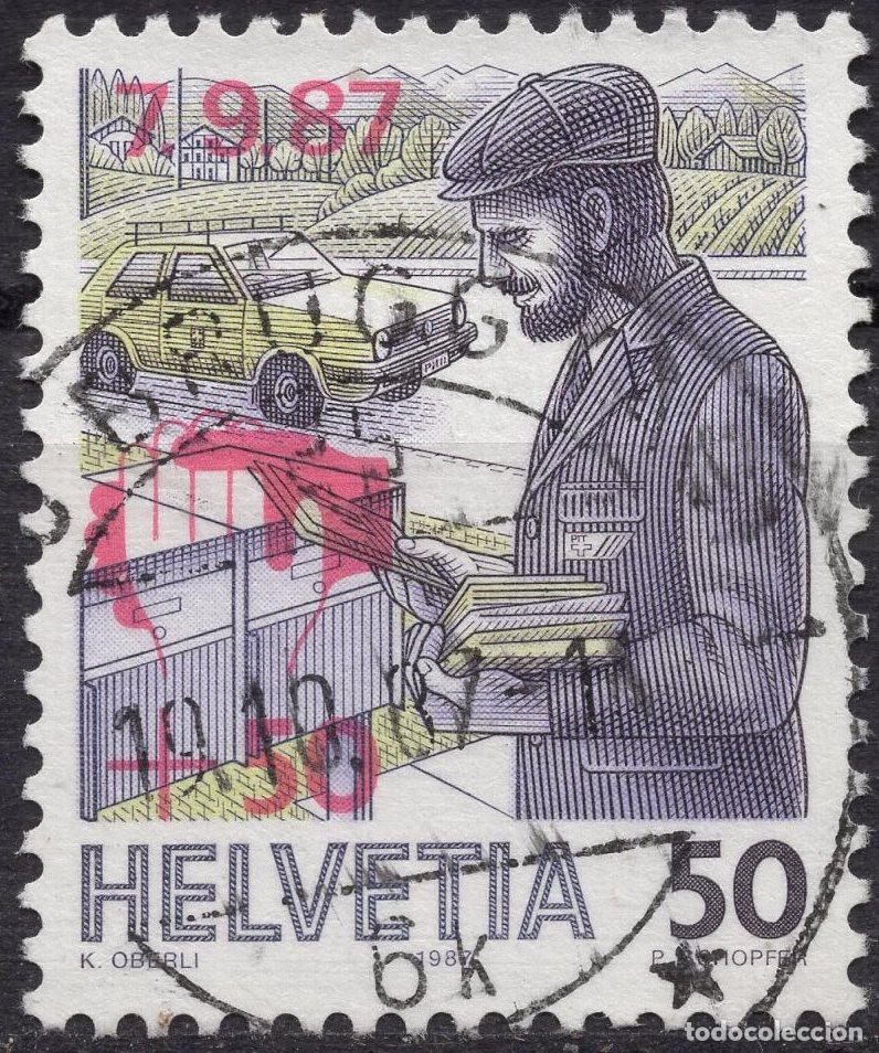 Sellos: SUIZA 1987 STAMP MICHEL CH 1358