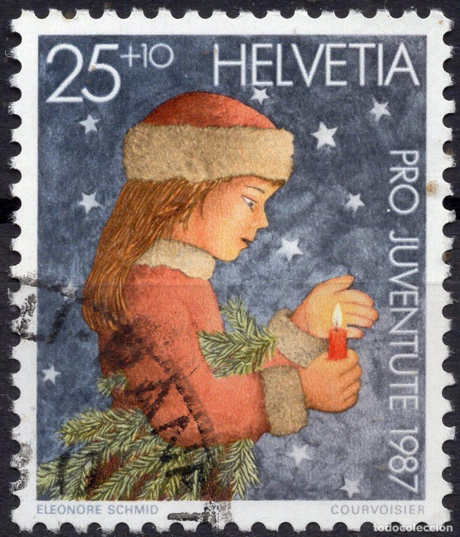 Sellos: SUIZA 1987 STAMP MICHEL CH 1359