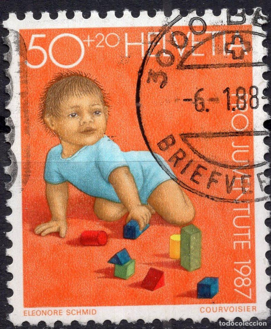 Sellos: SUIZA 1987 STAMP MICHEL CH 1361