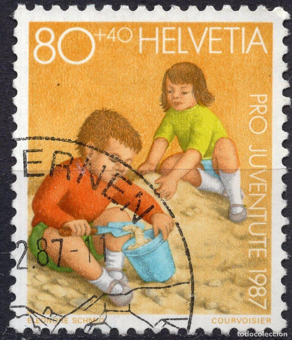 Sellos: SUIZA 1987 STAMP MICHEL CH 1362