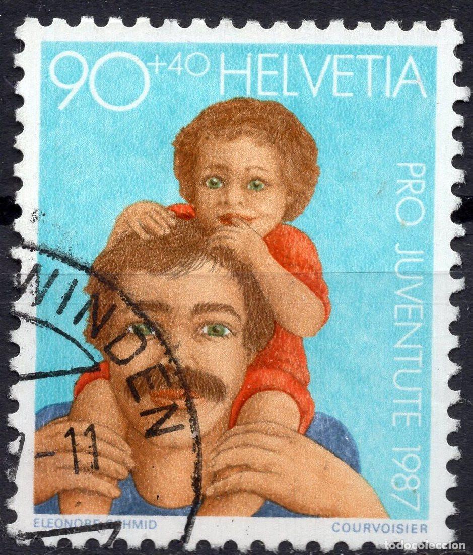Sellos: SUIZA 1987 STAMP MICHEL CH 1363