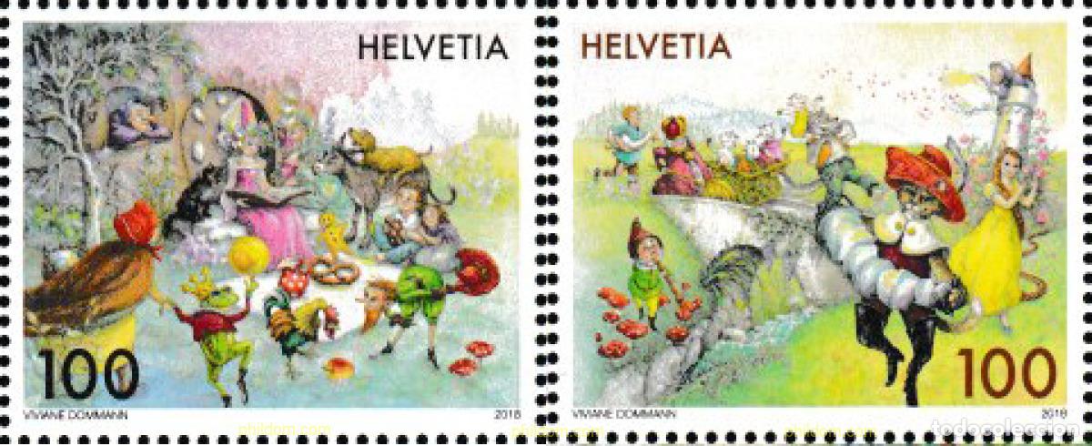 Sellos: 595118 MNH SUIZA 2018 CUENTOS