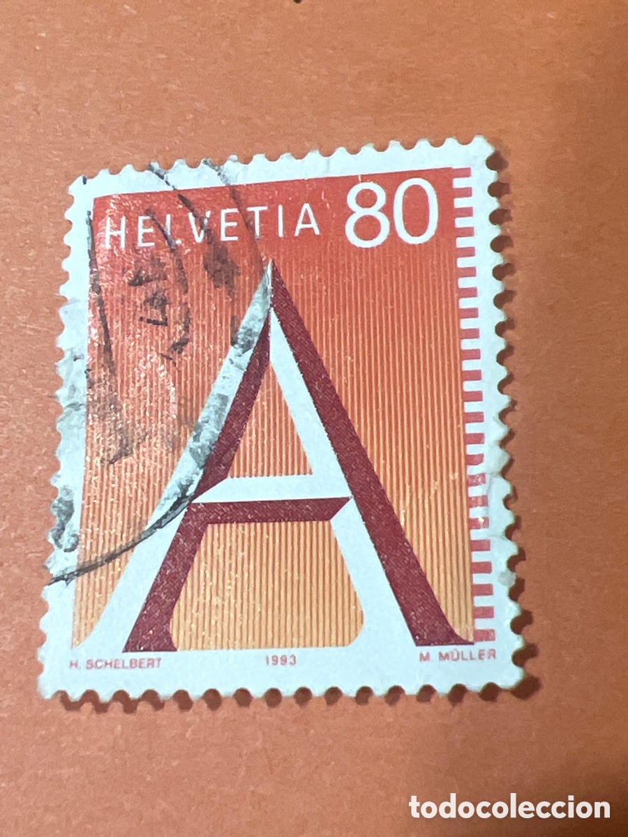 Sellos: S48. SELLO DE SUIZA - HELVETIA 80