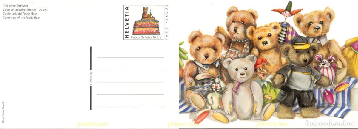 Sellos: 715280 MNH SUIZA 2000 CENTENARIO DEL OSO DE PELUCHE TEDDY BEAR